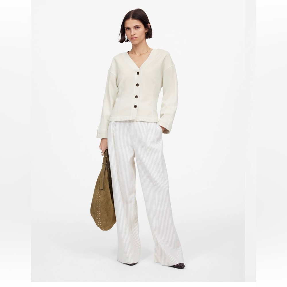 NWT Madewell Darted Cardigan Sweatshirt